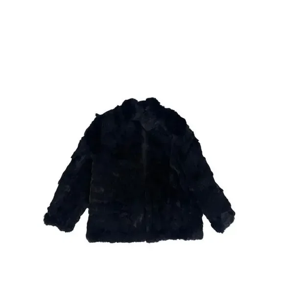 Somerset Furs Real Rabbit Fur Coat - Picture 6 of 10